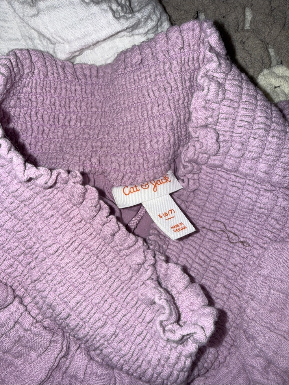Cat & Jack White and Lavender Ruffle Skirts - Picture 2 of 3